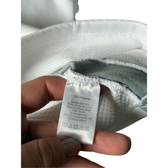 Alo Yoga Coolfit Performance Full Zip Lightweight Jacket Men’s size XL White - Picture 10 of 10